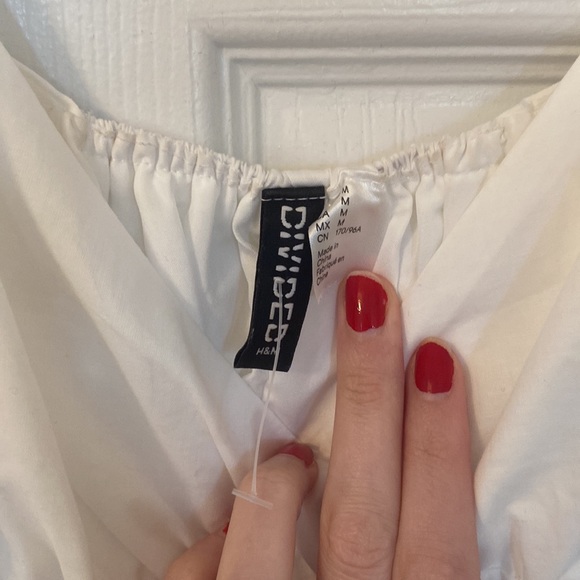 H&M divided white flowy dress - Picture 6 of 7